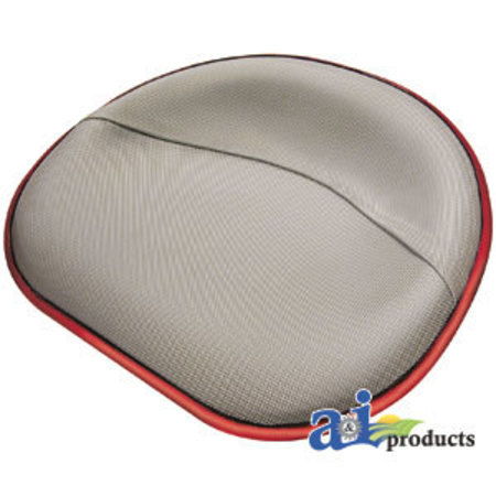 A & I PRODUCTS Seat Pan, Steel, SILVER VINYL 22.5" x19" x5" A-357518R92-18